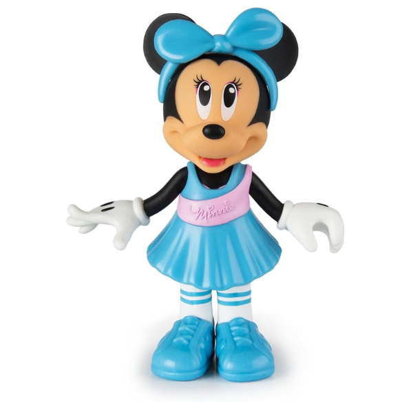 IMC TOYS – Muñeca Minnie Mouse Princesa 15 cm – Incluye 3 Vestidos y Accesorios - Imagen 4