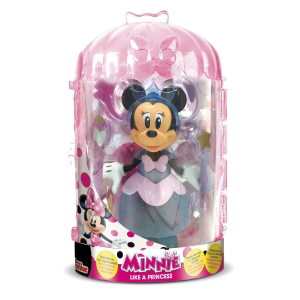 IMC TOYS – Muñeca Minnie Mouse Princesa 15 cm con 3 Vestidos y Accesorios – Disney