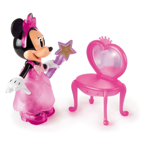 IMC TOYS – Muñeca Minnie Mouse Princesa 15 cm con 3 Vestidos y Accesorios – Disney - Imagen 3