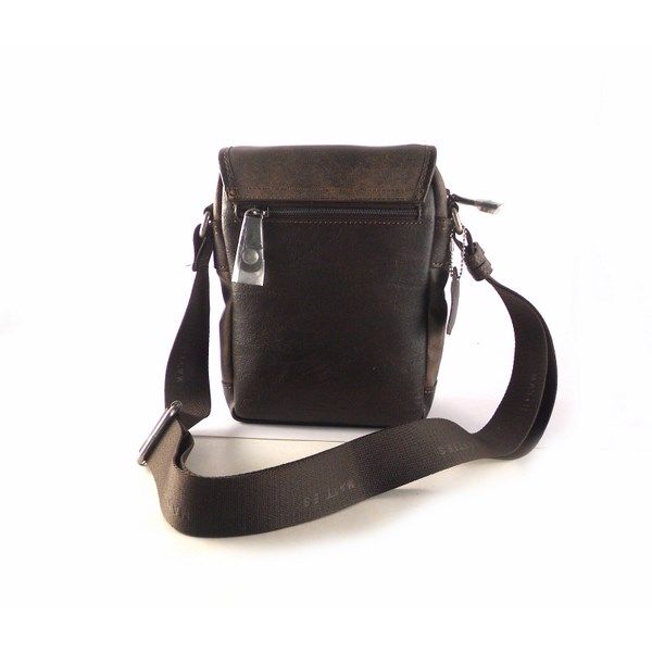 Bolso bandolera hombre MATTIES BAGS con solapa color marrón - Imagen 5