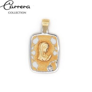 Medalla Virgen Niña 13x19mm