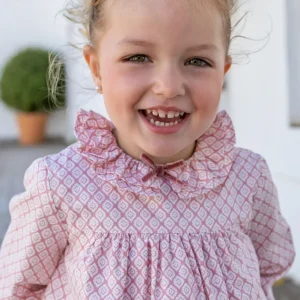 Vestido de bebé rosa Cocote & Charanga