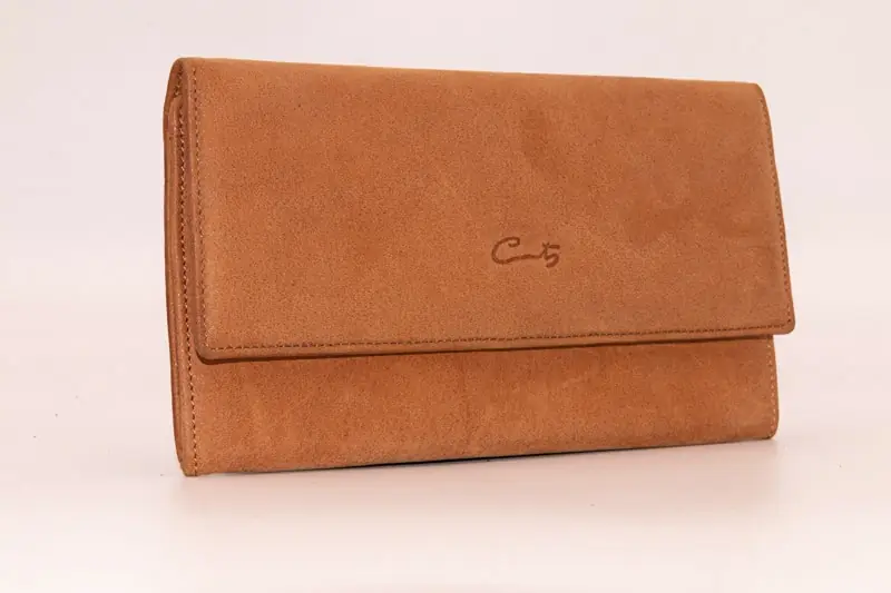 Cartera CATS · Billetero Tarjetero Con Solapa en Piel - Imagen 3