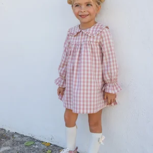 Vestido de bebé rosa Cocote & Charanga