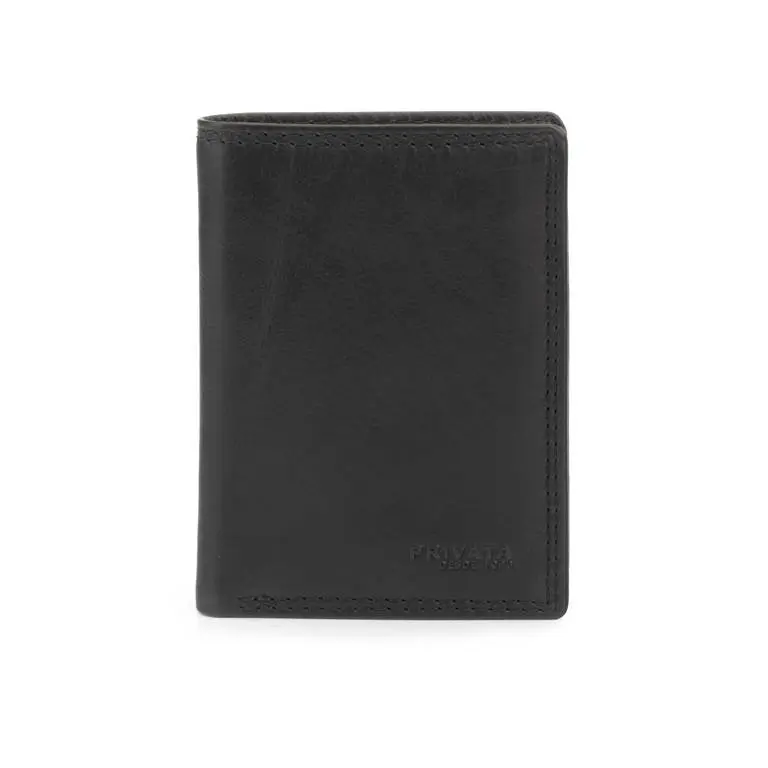 Cartera PRIVATA · Billetero con Monedero · En Piel vacuno · Sistema RFID · Formato vertical - Imagen 6