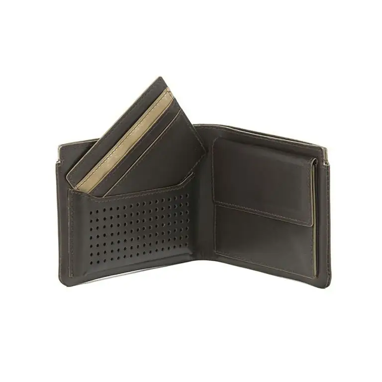 Cartera STAMP · Billetero Monedero Piel Nappa - Imagen 3
