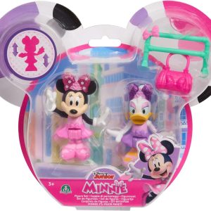 DISNEY – Minnie & Daisy Pack Figuras Articuladas 7,5 cm con Accesorios