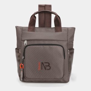 Mochila para mujer Binnari modelo Emilie taupe