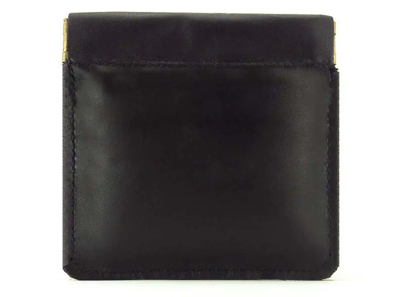 Monedero ACQ · Monedero con fleje · Fabricado en piel · Fabricado en España - Imagen 5