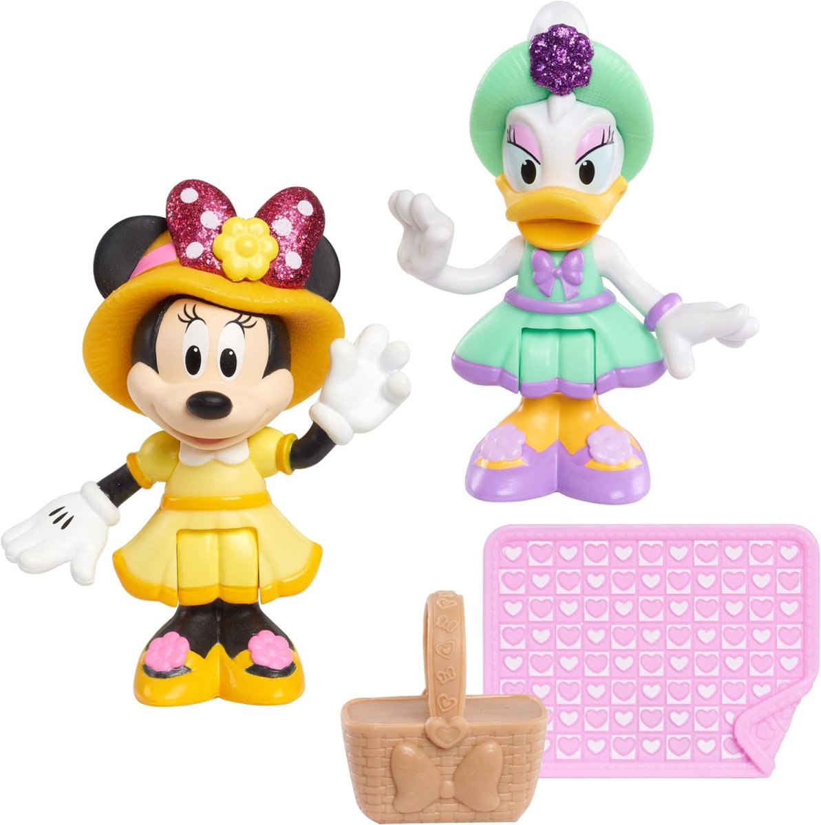 DISNEY – Minnie & Daisy Pack Figuras Articuladas 7,5 cm con Accesorios - Imagen 7