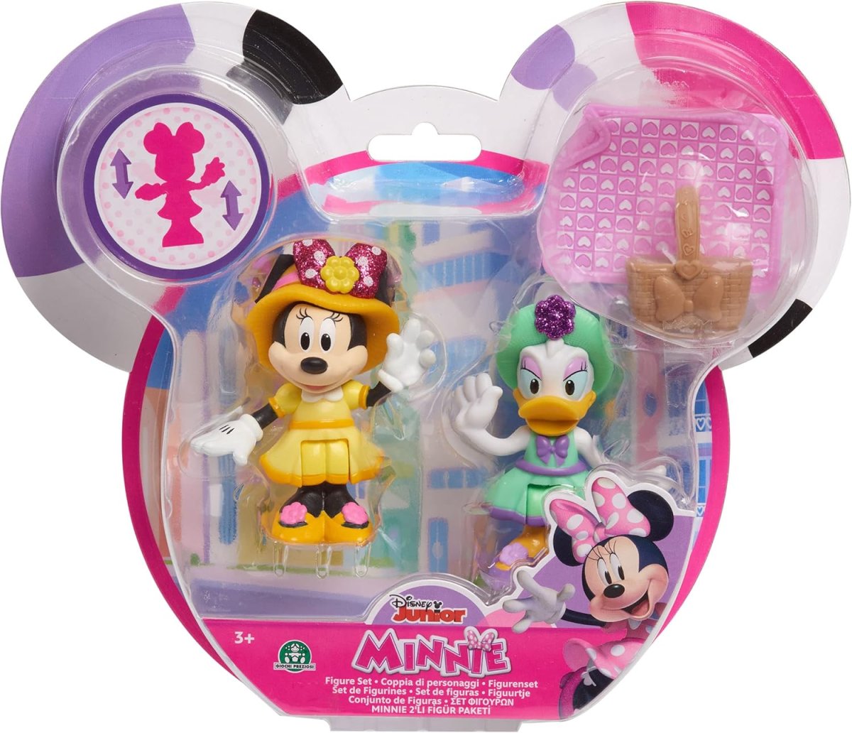 DISNEY – Minnie & Daisy Pack Figuras Articuladas 7,5 cm con Accesorios - Imagen 8