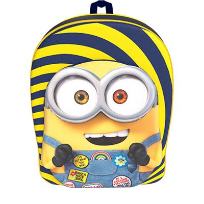 Cyp Brands – Mochila Infantil Minions Bob 3D 30 cm Guardería Preescolar Niño - Imagen 5