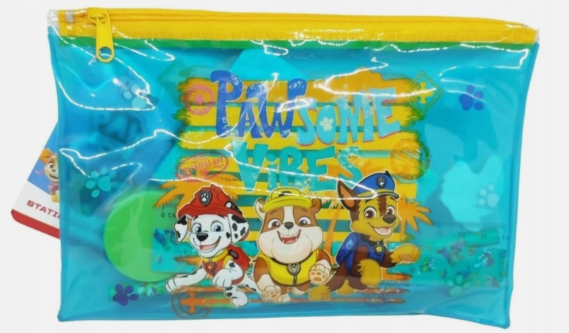 PAW PATROL – Mochila Infantil 3D Paw Patrol Relieve Azul Escolar Estuche Boligrafo Set 3 en 1 - Imagen 5