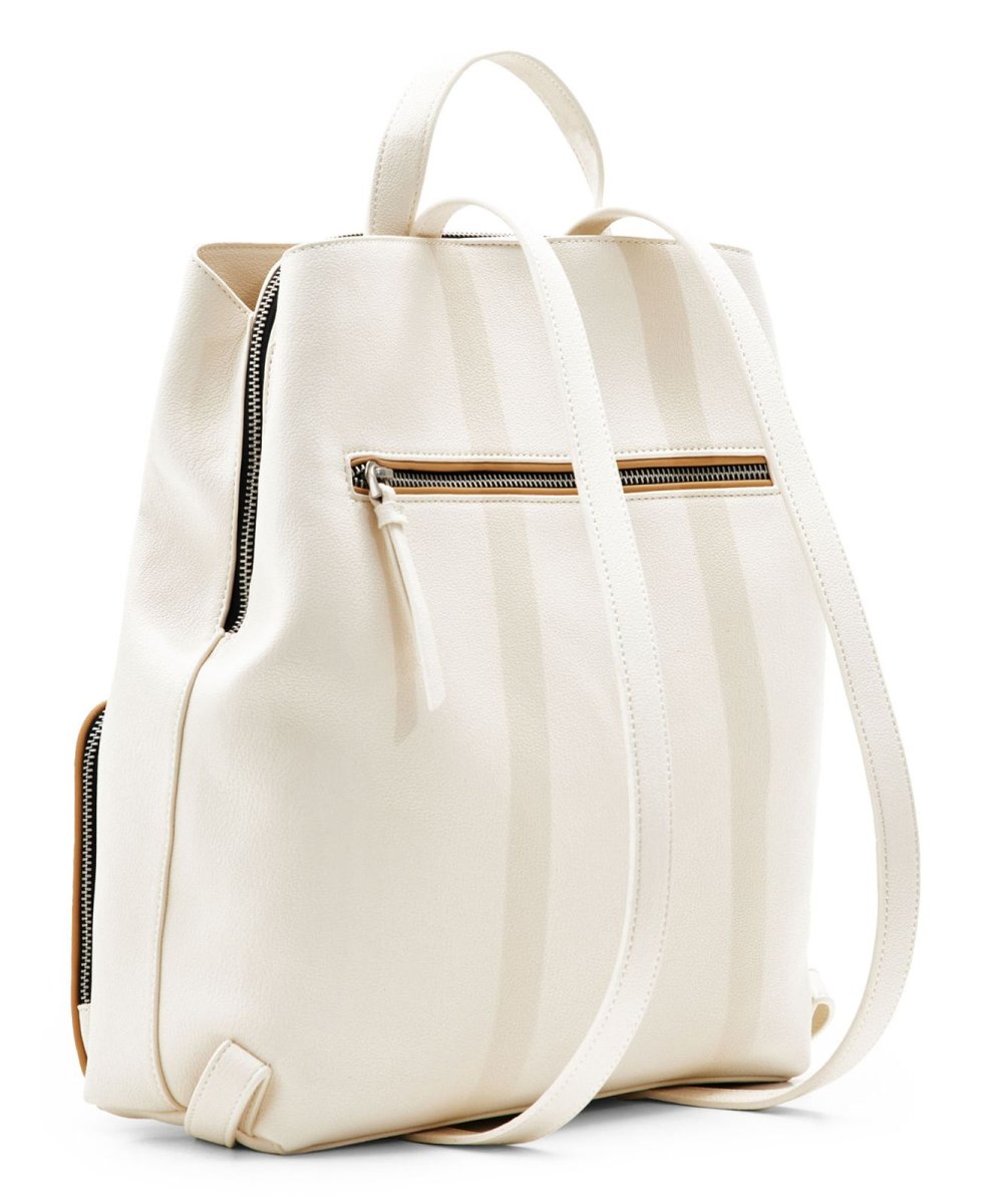 DESIGUAL – Mochila Prime Sumy Blanca Mujer 24SAKP20 26x10x34cm | Moderna, cómoda y versátil - Imagen 4