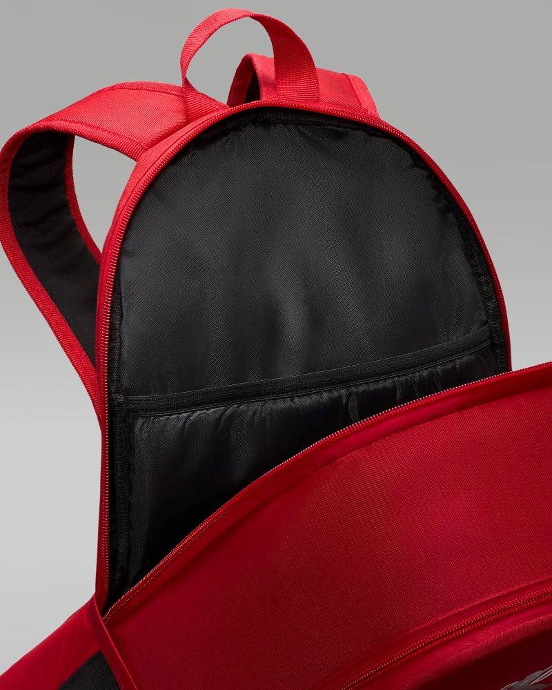 NIKE – Mochila Jordan Jam HBR Roja 23L MA0880-R78 para Portátil, Instituto y Viaje - Imagen 9