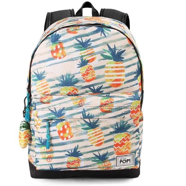 OH MY POP – Mochila Oh My Pop Ananas Piñas 42 cm Portátil 15” Escolar Instituto Unise - Imagen 2