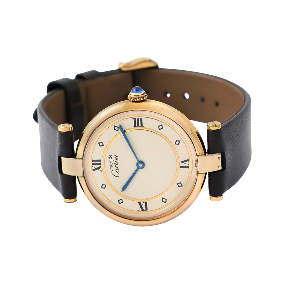Must Vermeil de Cartier 1995 30mm Ref.-590003 - Imagen 4