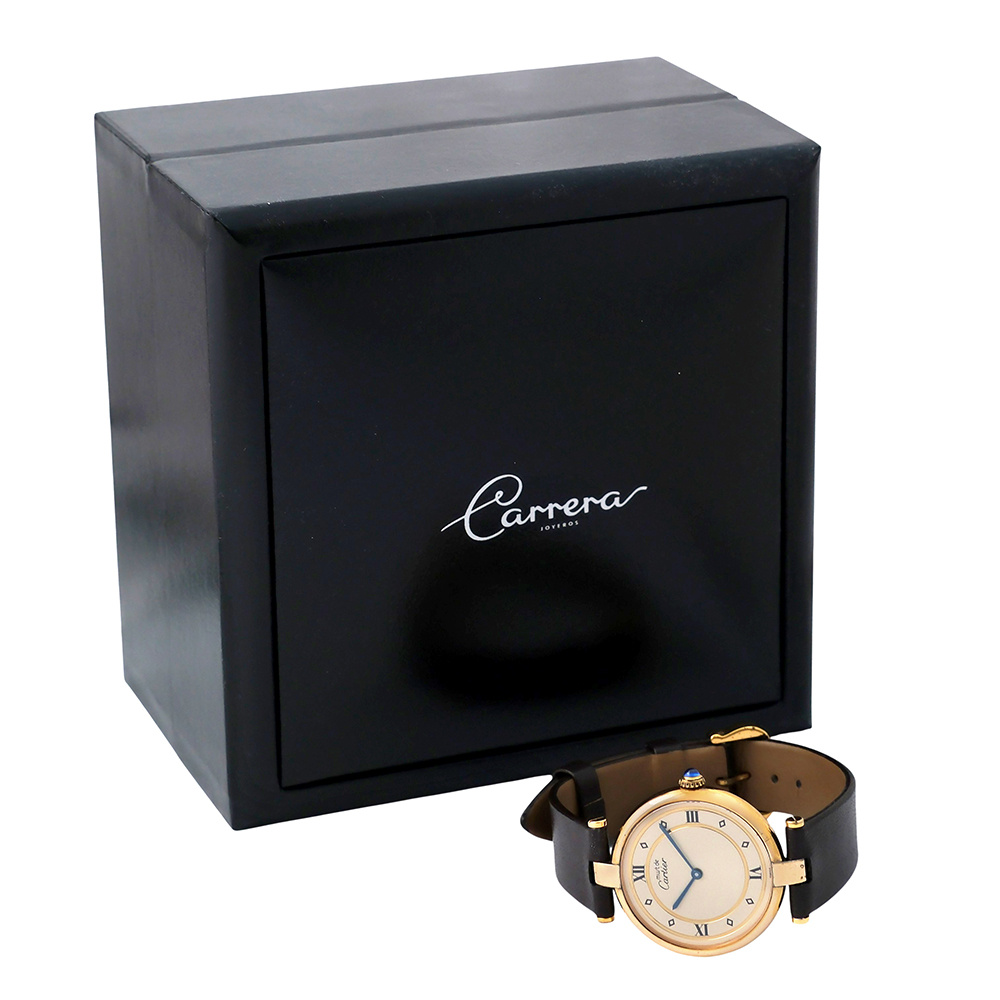 Must Vermeil de Cartier 1995 30mm Ref.-590003 - Imagen 7