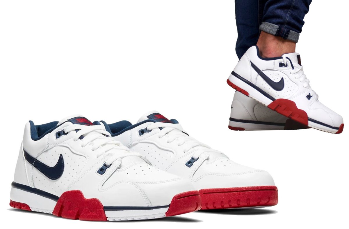 NIKE – Zapatillas Cross Trainer Low Blancas Hombre CQ9182-101 Talla 41 (Talla: UK 7 / US 8 / EU 41) - Imagen 4