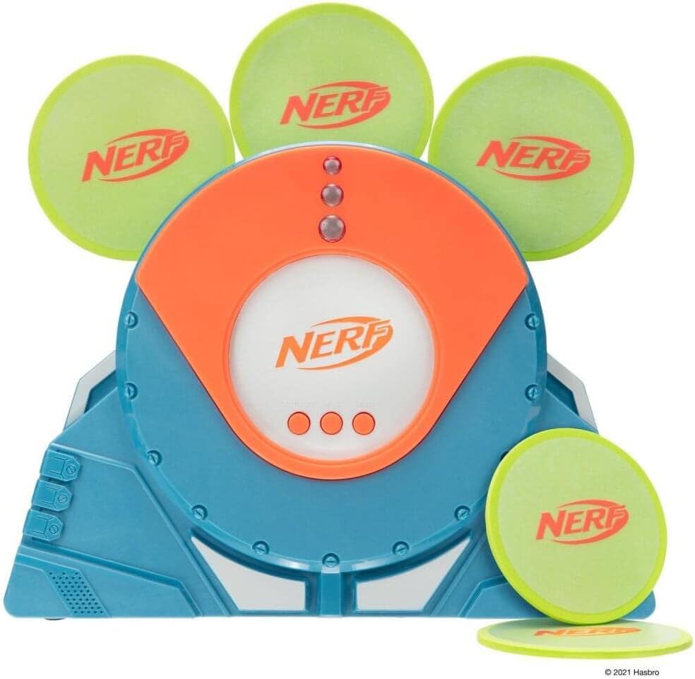 NERF – Lanzador de Discos- Skeet Shot Digital Lanzador de Discos con Luces LED - Imagen 3