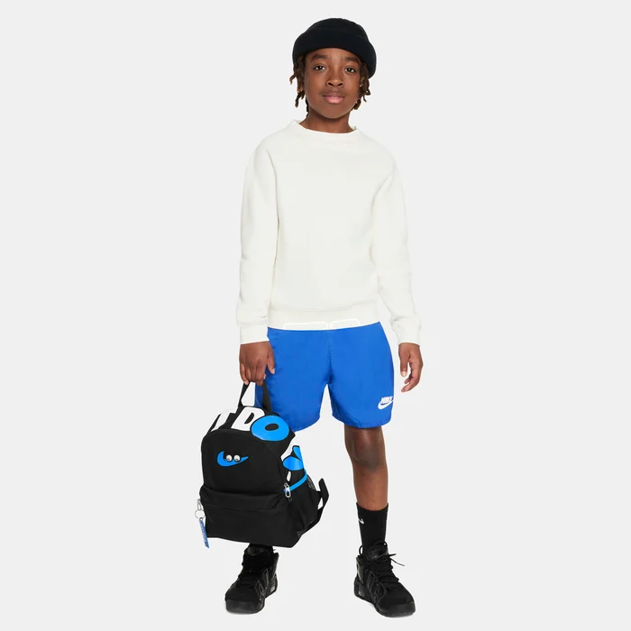NIKE – Mochila Nike Niño Pequeña 11L Brasilia JDI Negra Azul Divertida Escolar - Imagen 6