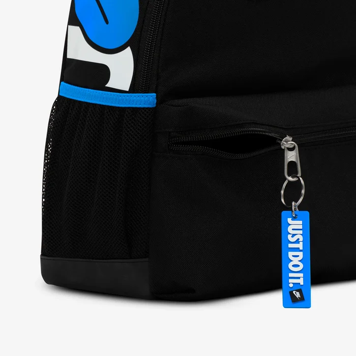 NIKE – Mochila Nike Niño Pequeña 11L Brasilia JDI Negra Azul Divertida Escolar - Imagen 8