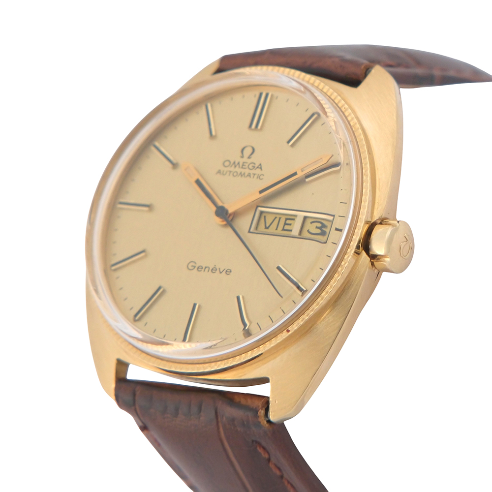Omega Seamaster vintage oro 18kt 34 mm - Imagen 3