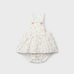 Peto floral con volante recién nacida | Dr. Kid by Charanga