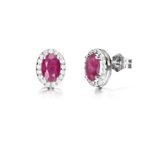 Pendientes Orla Rubí
