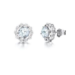 Orla Aguamarina Diamantes 0.30cts