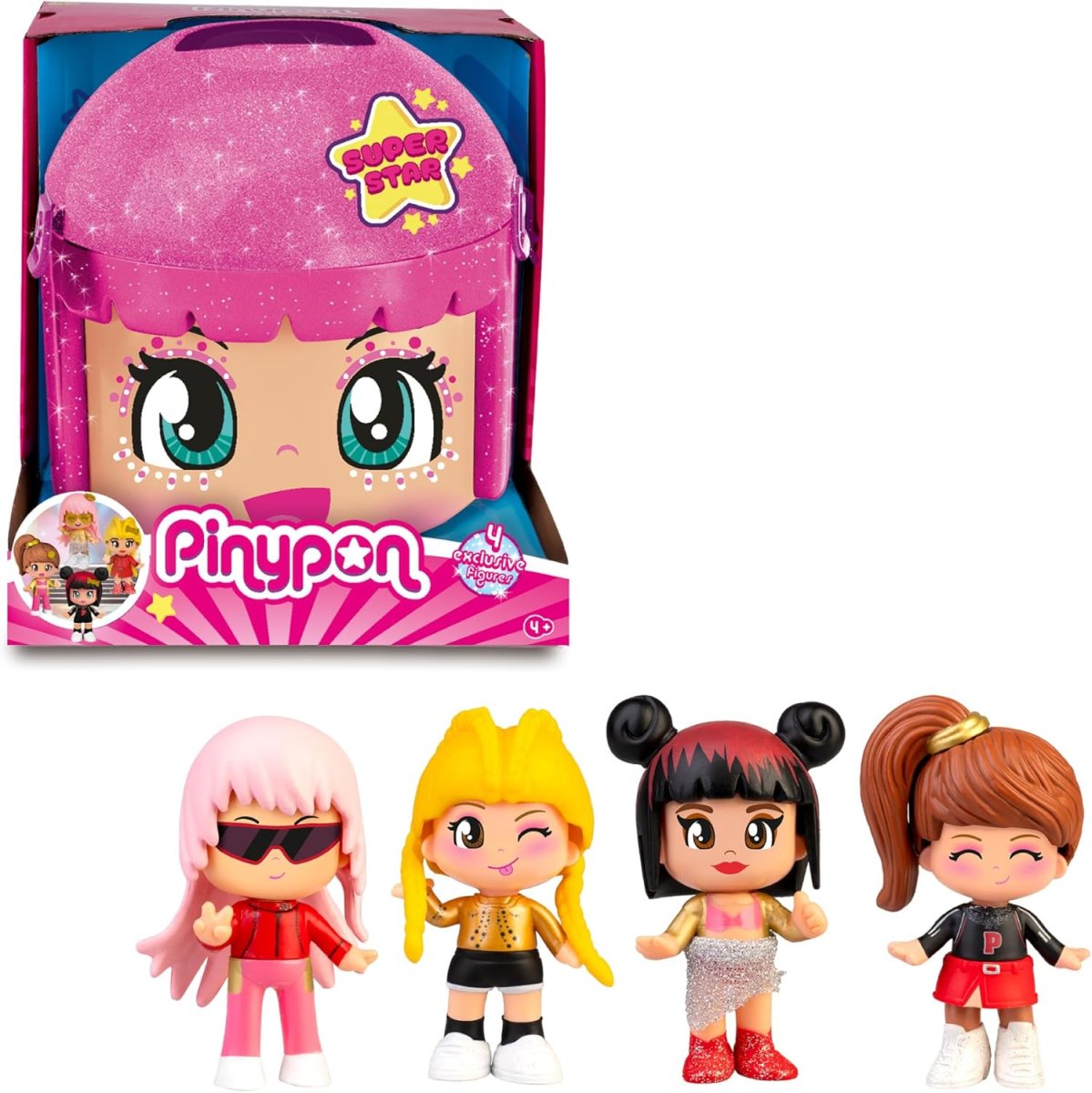FAMOSA – Pinypon Super Star Edición Limitada con 4 Figuras - Imagen 3