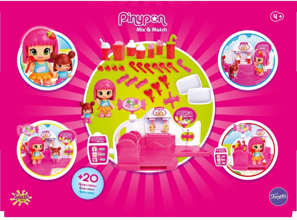 FAMOSA – Pin y Pon Tienda de Dulces con Figuras y Accesorios - Imagen 3