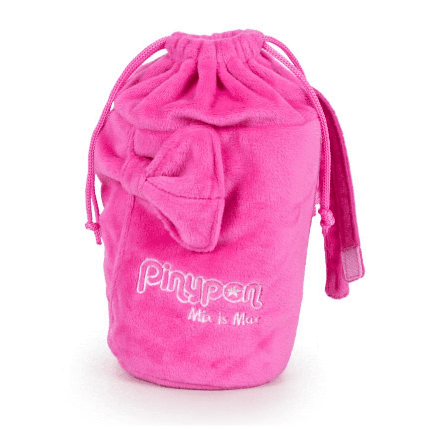 FAMOSA – Bolsita Porta Pinypon Rosa Famosa para Guardar Figuras y Accesorios