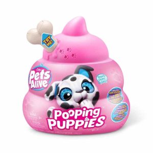 PETS ALIVE – Pets Alive Pooping Puppies: Cachorro Interactivo que Camina y hace Caca