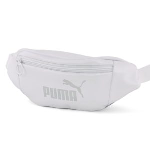 PUMA – Riñonera Core Up Belt Bag Talla Única Blanca Riñonera Mujer Deportiva Urbana