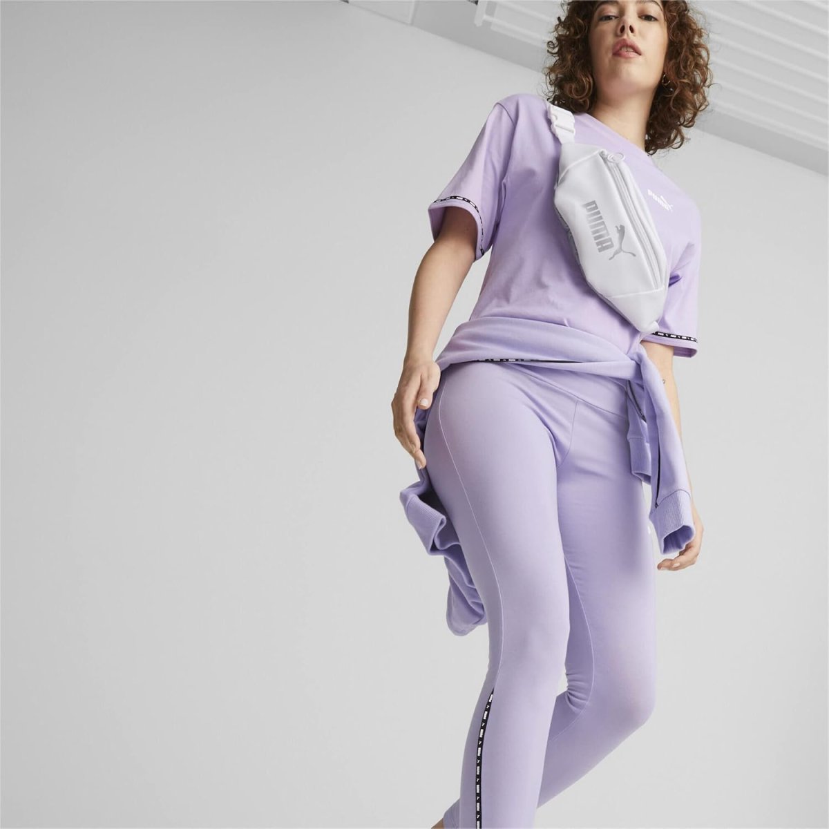 PUMA – Riñonera Core Up Belt Bag Talla Única Blanca Riñonera Mujer Deportiva Urbana - Imagen 4