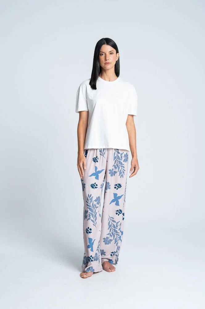 Pantalón Pijama Amplia BRONZINI X ISABEL HENAO - Imagen 7
