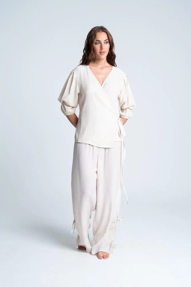 Pantalón Pijama Amplia BRONZINI X ISABEL HENAO - Imagen 8