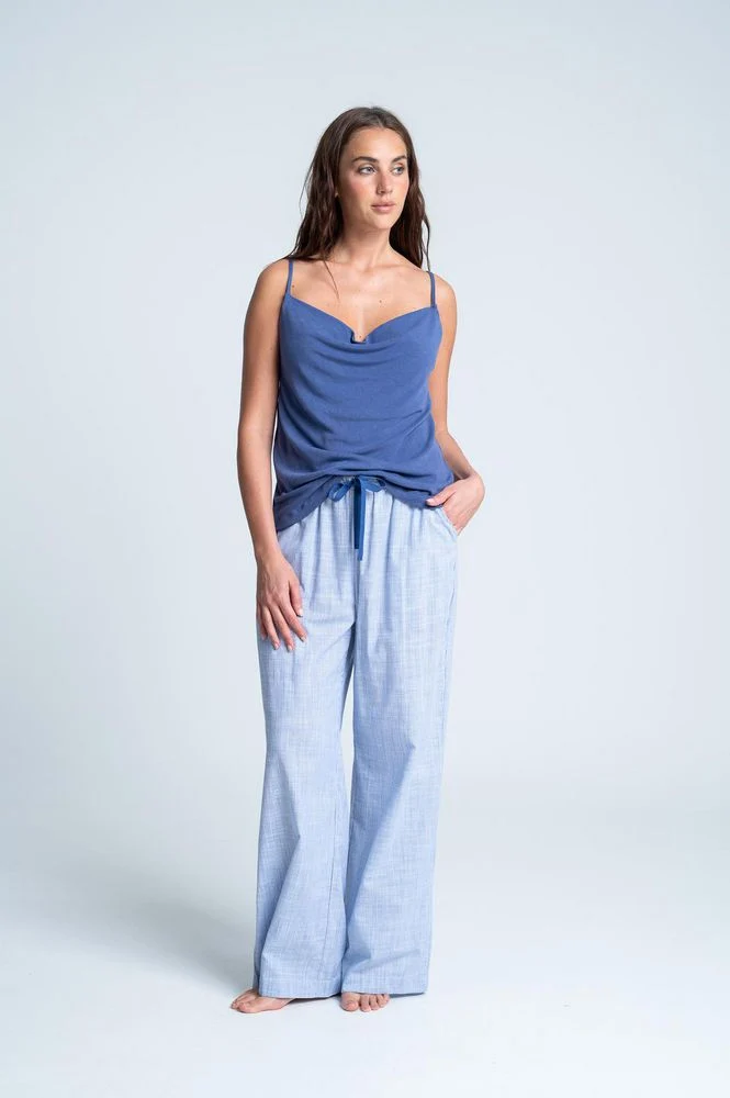 Pantalón Pijama Amplia BRONZINI X ISABEL HENAO - Imagen 8
