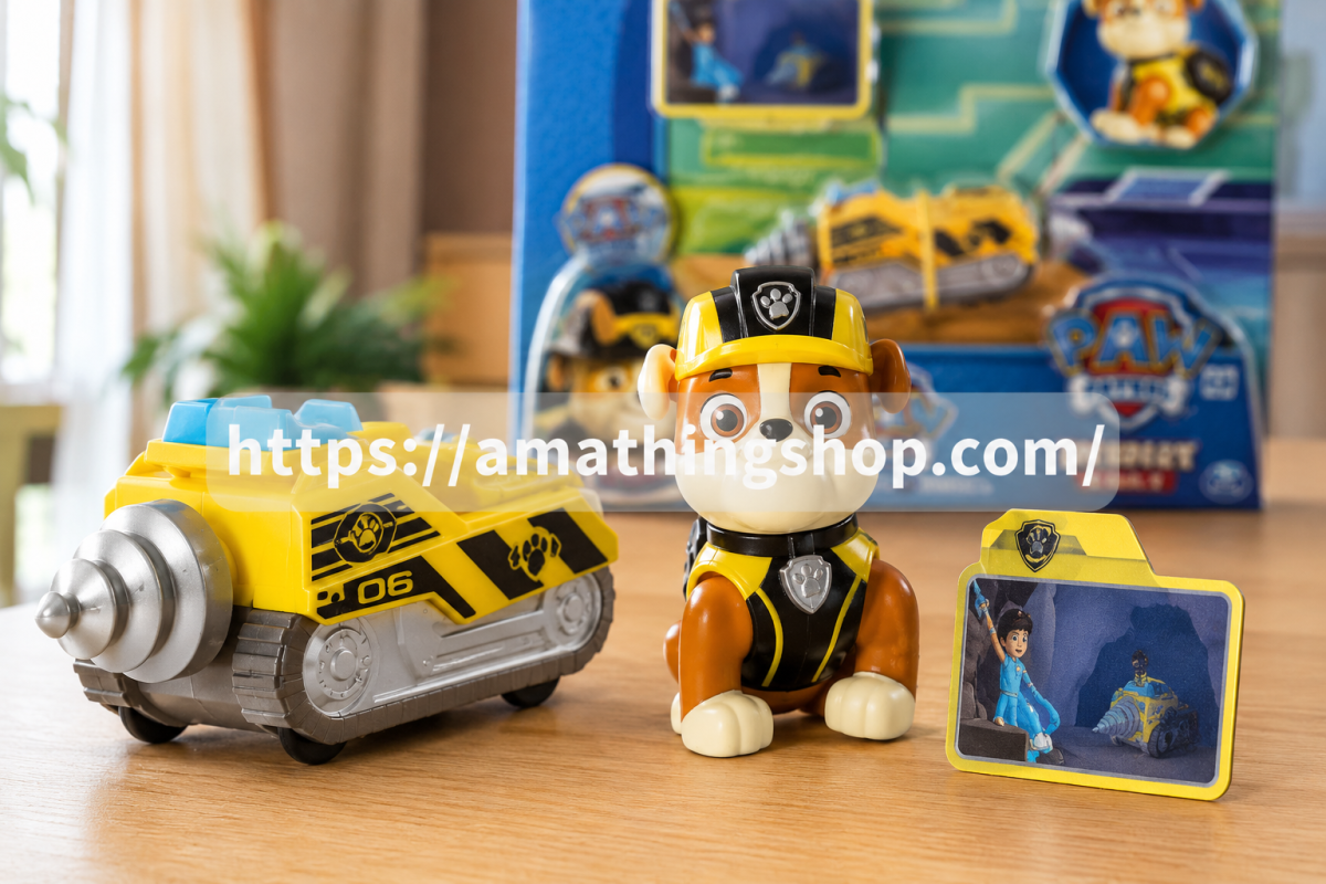 SPIN MASTER – Paw Patrol Mission Paw Rubble Mini Miner Figura y Vehículo 3+ - Imagen 5