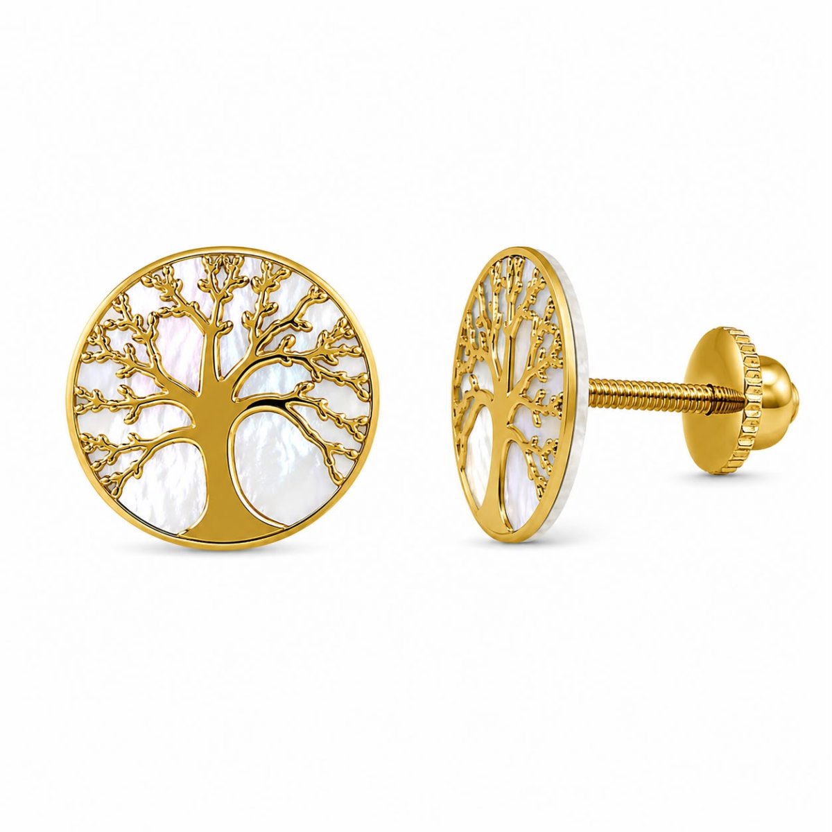 Pendientes Árbol de la Vida 6mm - Imagen 2