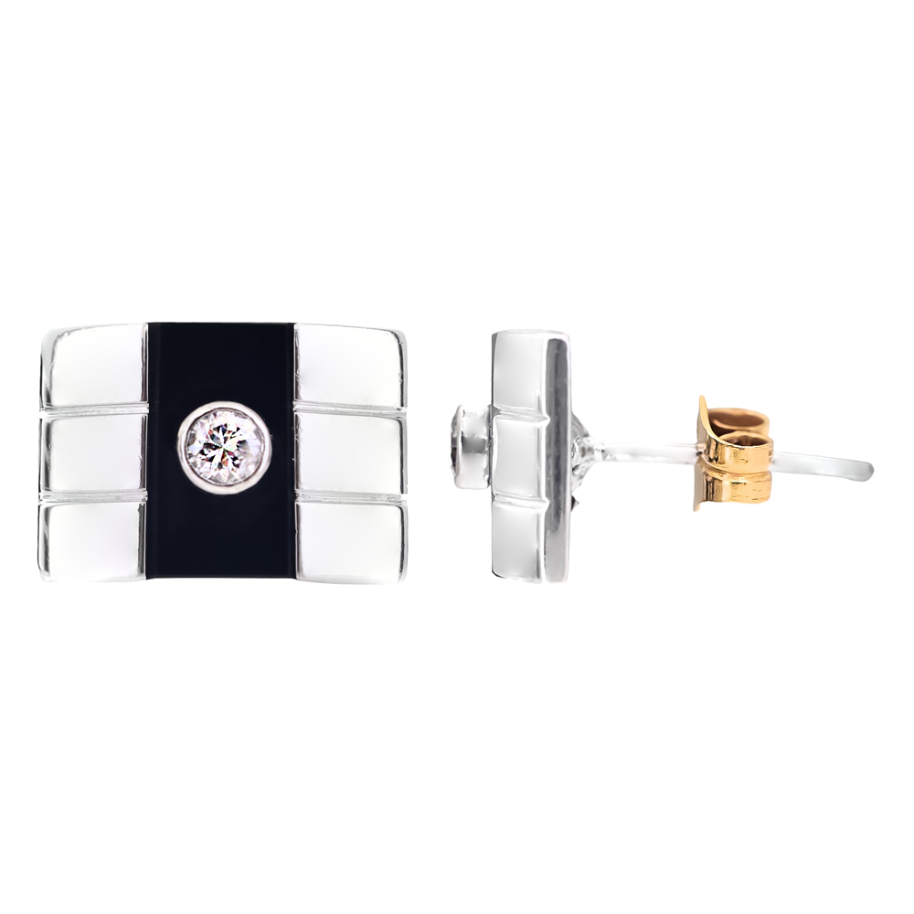 Pendientes Ónix Art Deco