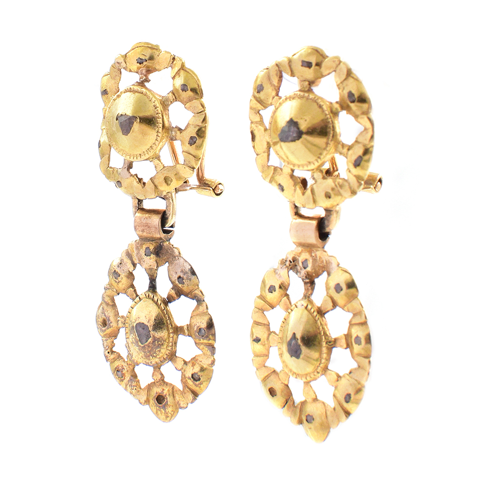 Pendientes Vintage Siglo XIX - Imagen 3