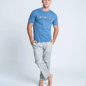 Pijama Corta Larga BRONZINI