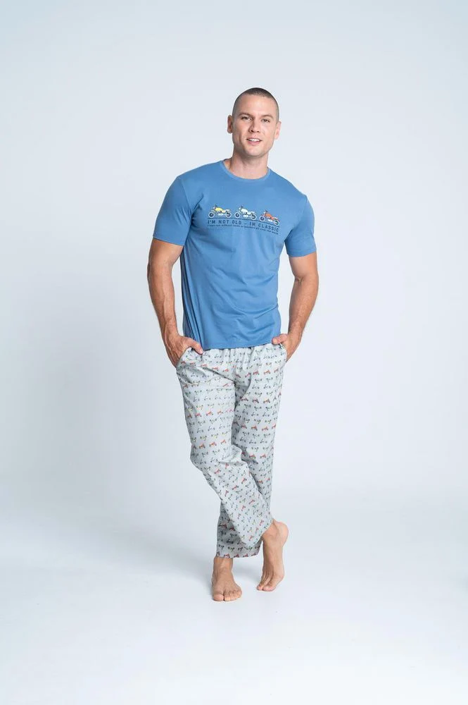 Pijama Corta Larga BRONZINI