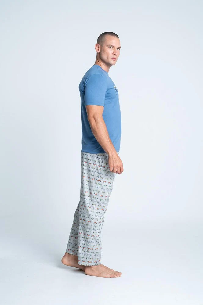 Pijama Corta Larga BRONZINI - Imagen 3
