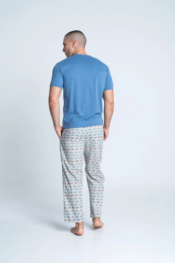 Pijama Corta Larga BRONZINI - Imagen 4