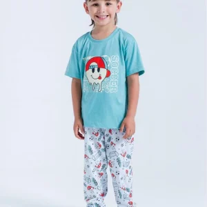 Pijama Corta Larga BRONZINI