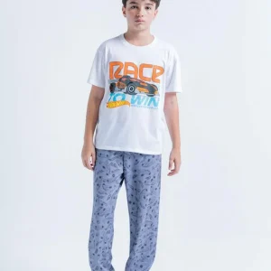 Pijama Corta Larga Bronzini HotWheels