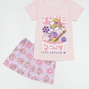 Pijama Corta/Corta Bronzini Looney Tunes